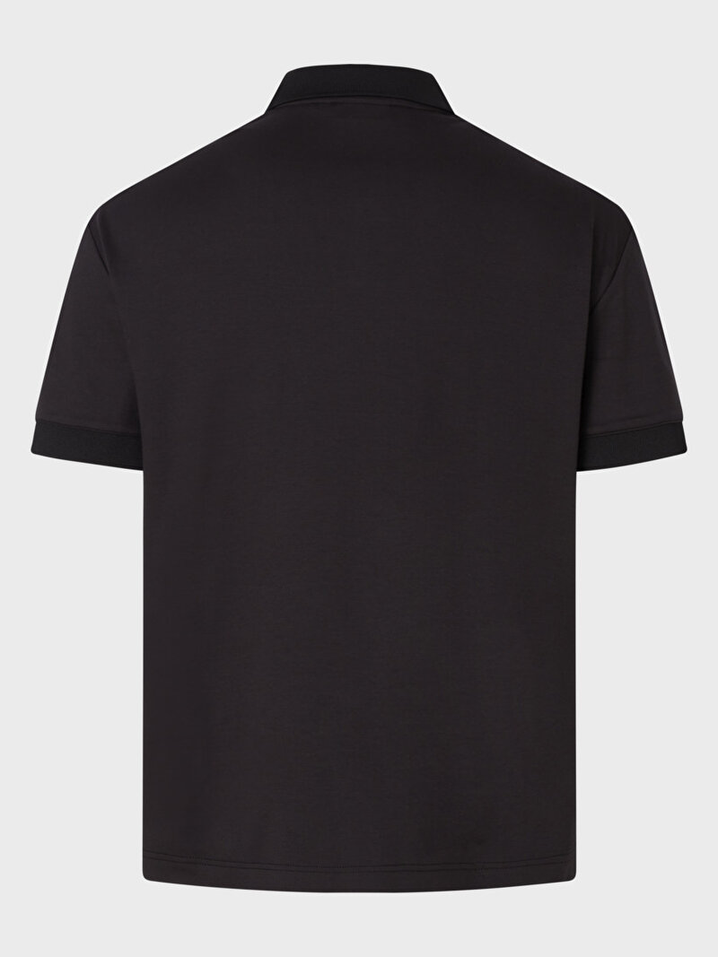 Calvin Klein Siyah Renkli Erkek Smooth Cotton Polo T-Shirt