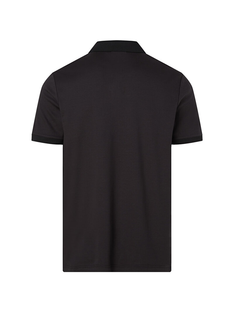 Calvin Klein Siyah Renkli Erkek Smooth Cotton Polo T-Shirt