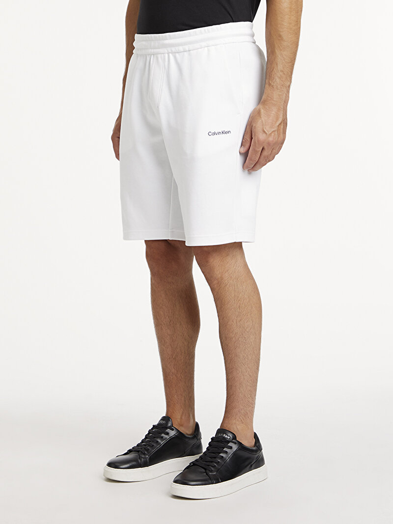 Calvin Klein Beyaz Renkli Erkek Micro Logo Şort