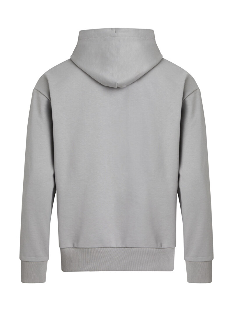 Calvin Klein Gri Renkli Erkek Hero Logo Comfort Sweatshirt