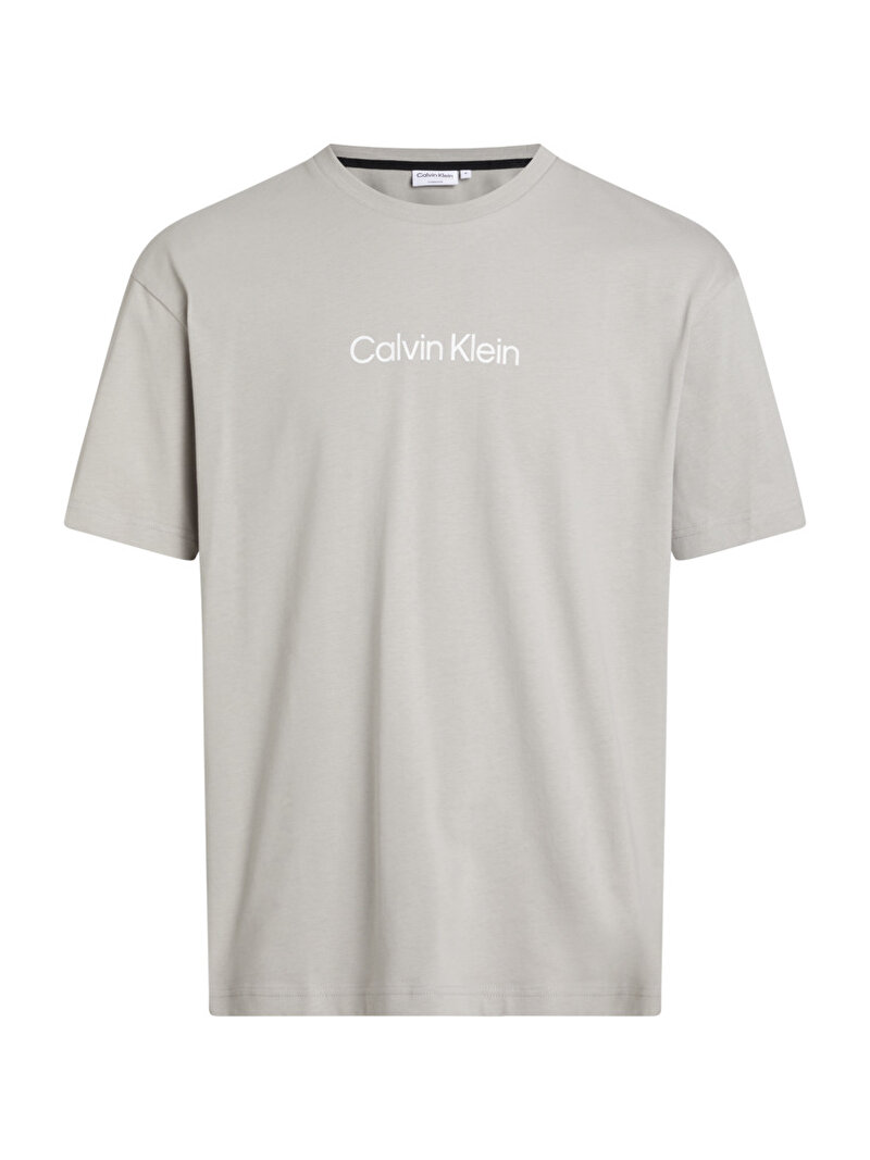 Calvin Klein Gri Renkli Erkek Hero Logo Comfort T-Shirt