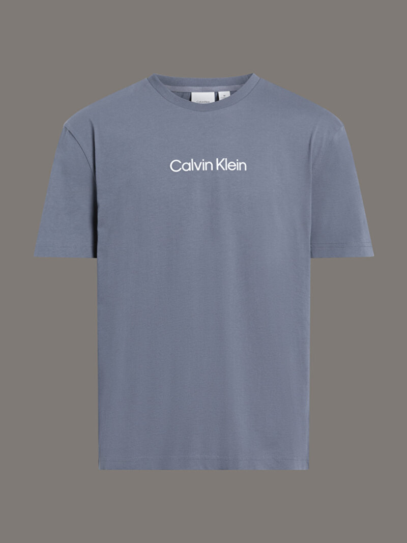 Calvin Klein Mavi Renkli Erkek Hero Logo Comfort T-shirt