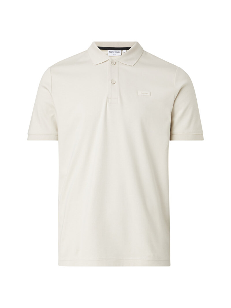 Calvin Klein Bej Renkli Erkek Slim Polo T-Shirt