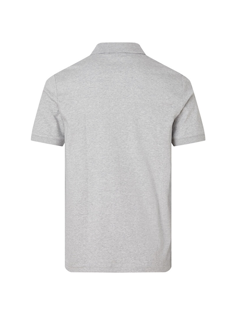 Calvin Klein Gri Renkli Erkek Slim Polo T-Shirt