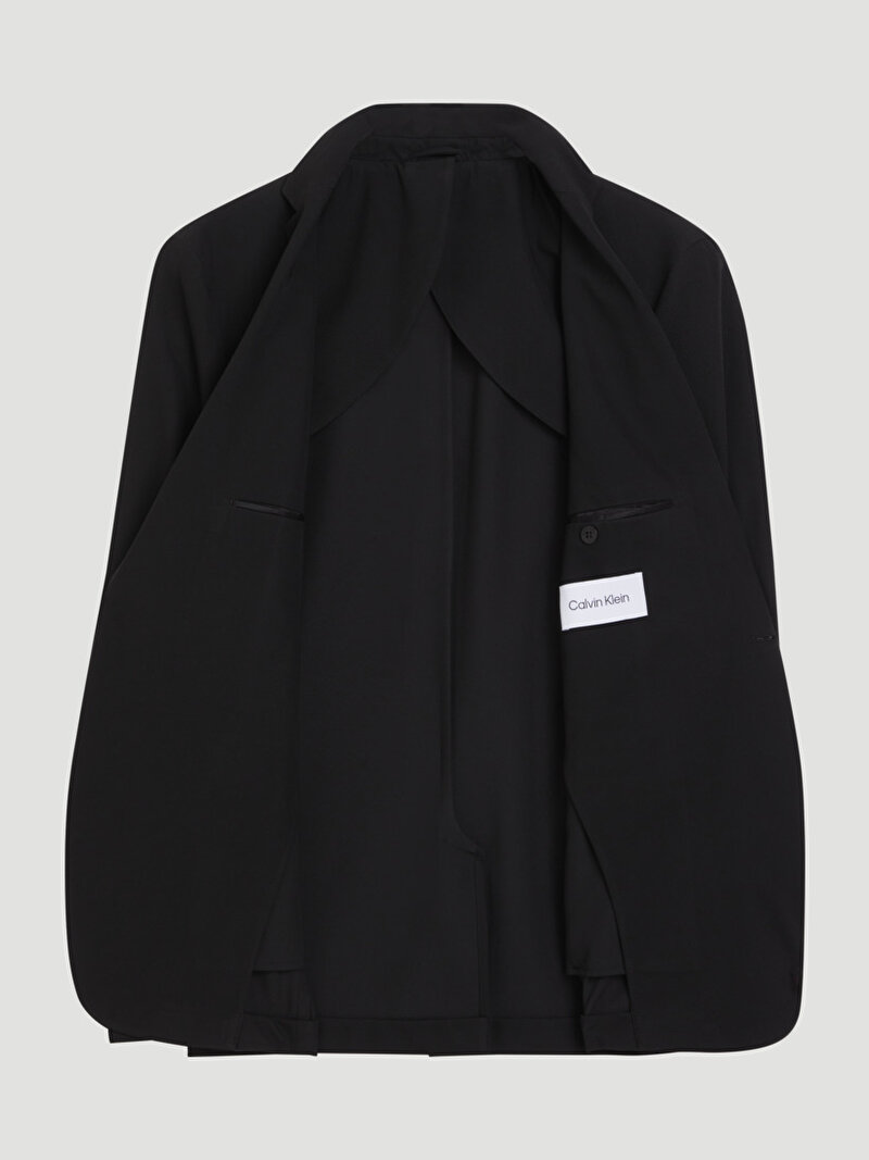 Calvin Klein Siyah Renkli Erkek Soft Twill Blazer Ceket