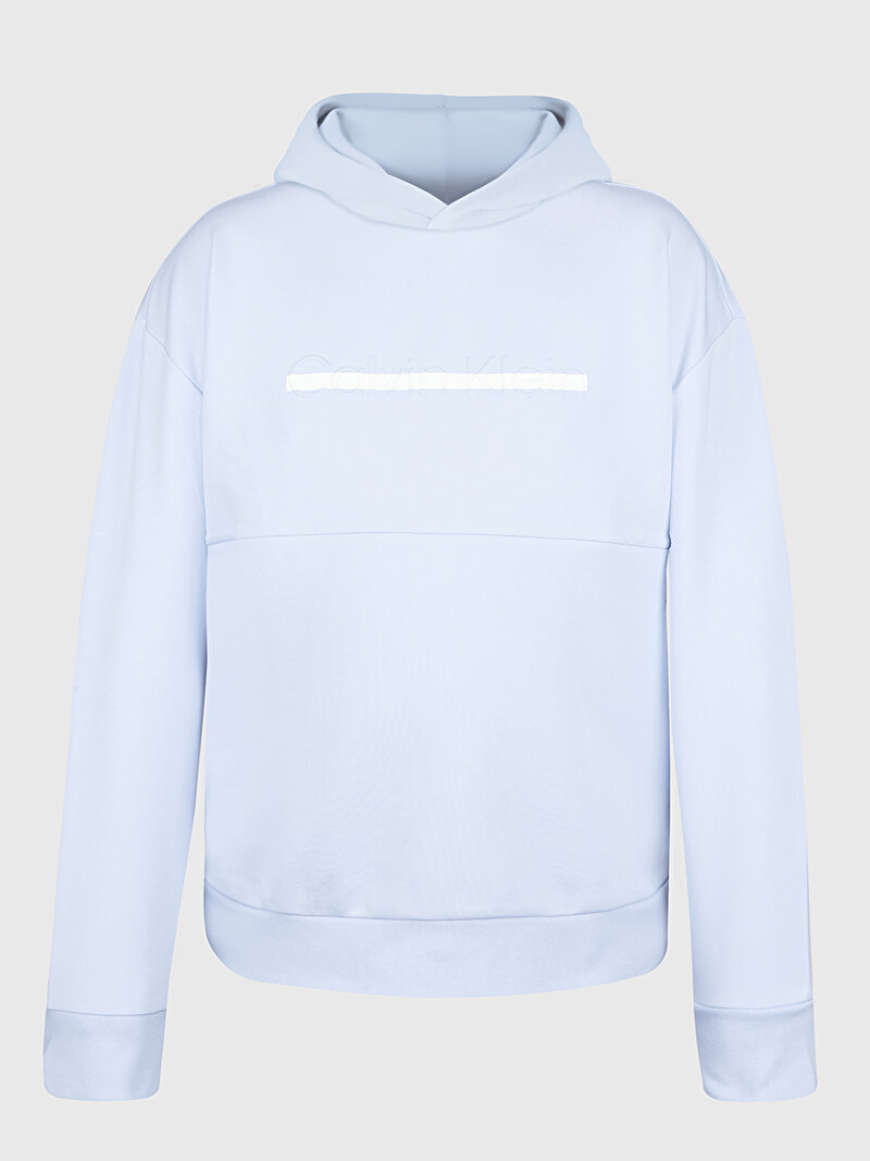 Calvin Klein Mavi Renkli Erkek Color Embossed Logo Sweatshirt