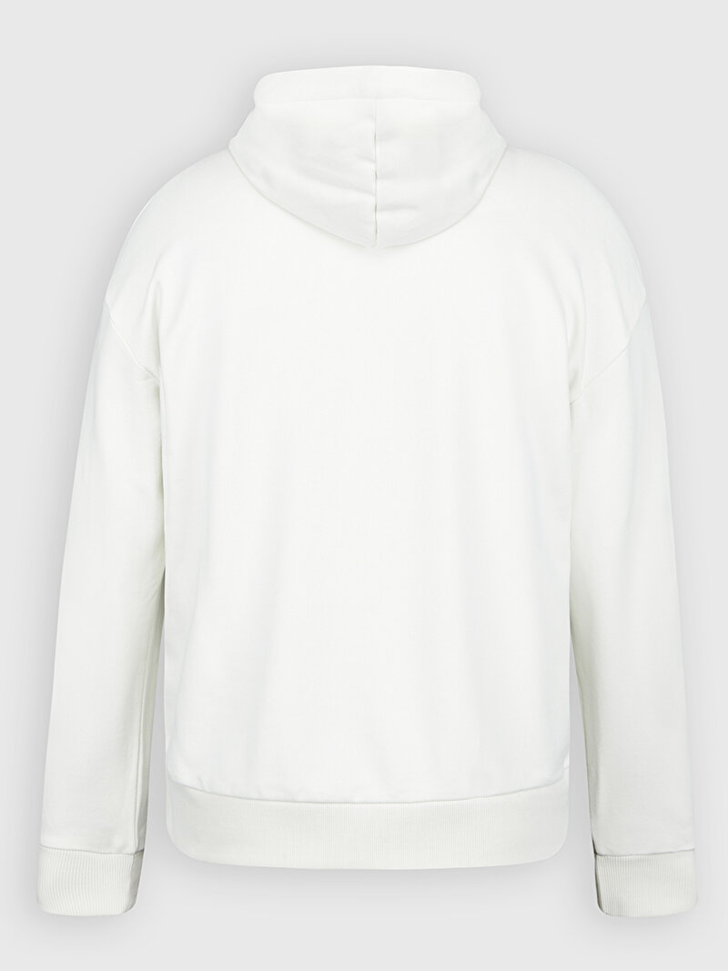 Calvin Klein Beyaz Renkli Erkek Cotton Comfort Sweatshirt