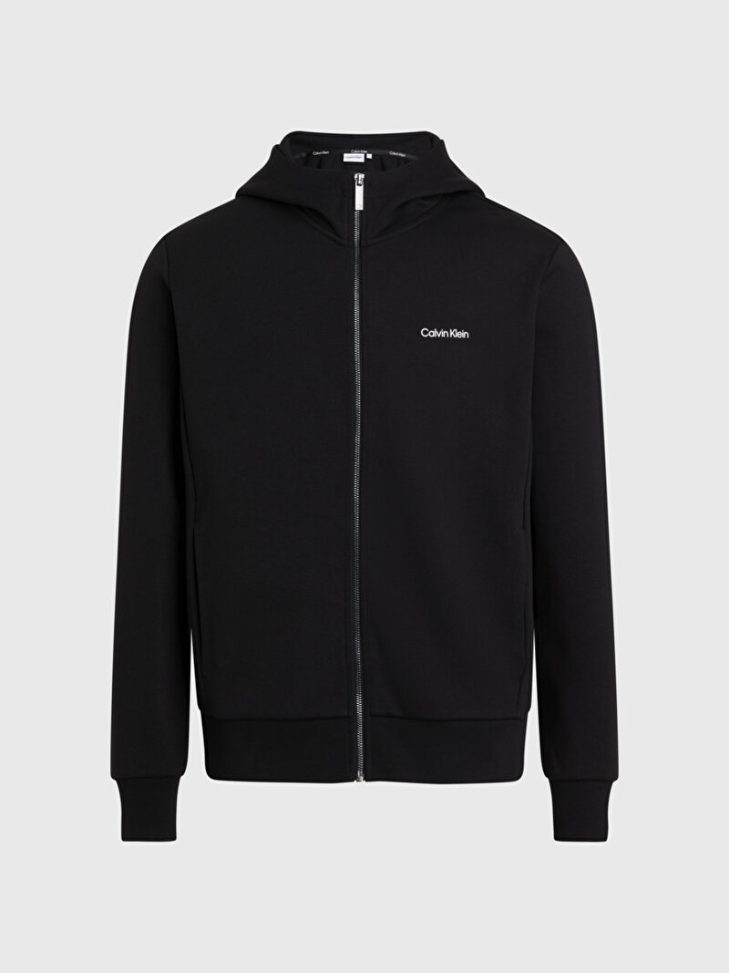 Calvin Klein Siyah Renkli Erkek Fermuarlı Sweatshirt