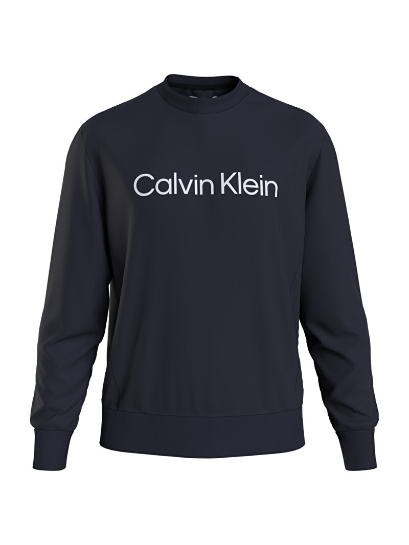 Calvin Klein Lacivert Renkli Erkek Hero Logo Comfort Sweatshirt