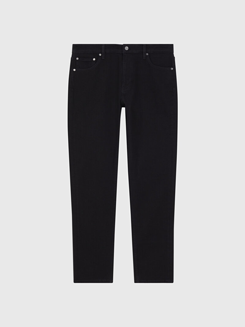 Calvin Klein Siyah Renkli Erkek Tapered Comfort Jean Pantolon