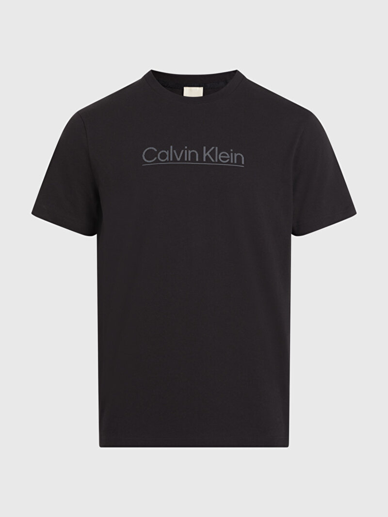 Calvin Klein Siyah Renkli Erkek Raised Line Logo T-Shirt