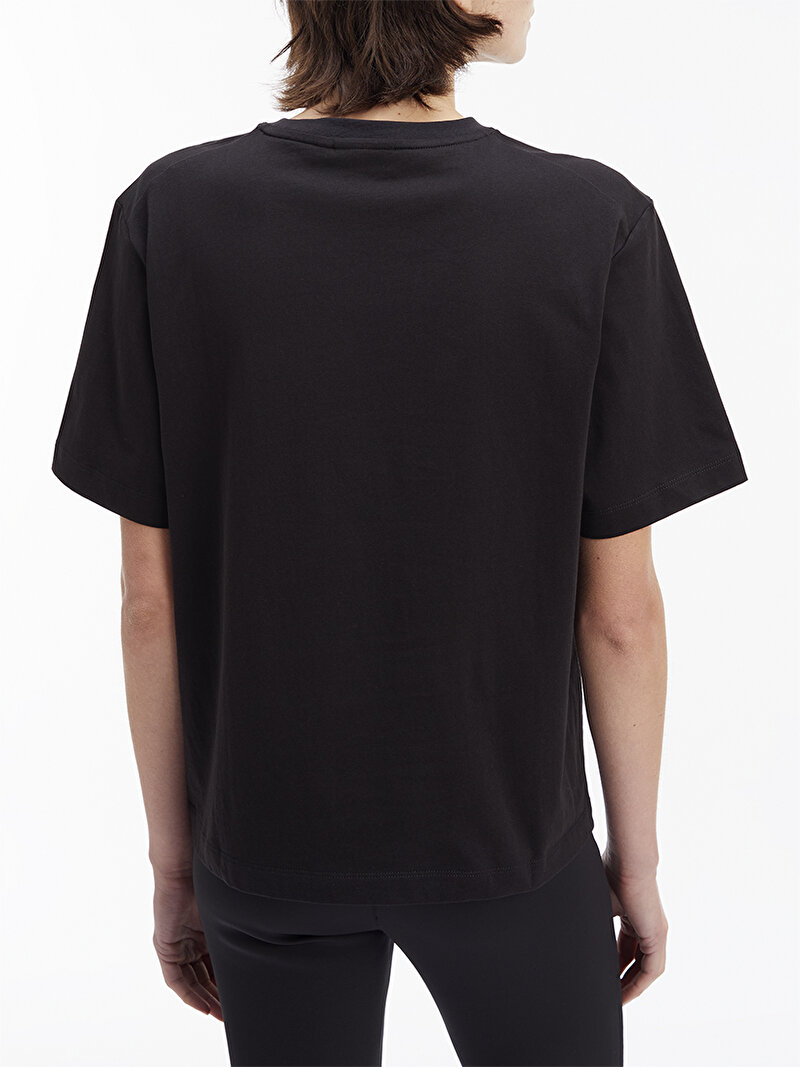 Calvin Klein Siyah Renkli Kadın Coordinates Logo T-Shirt