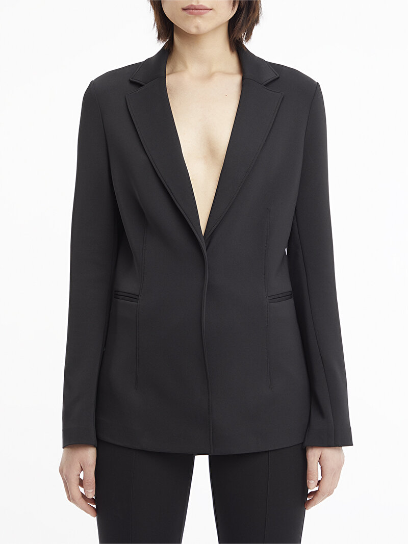 Kadın Technical Knit Blazer Ceket