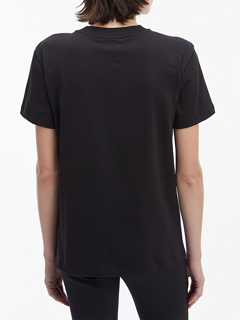Calvin Klein Siyah Renkli Kadın Hero Logo Regular T-Shirt