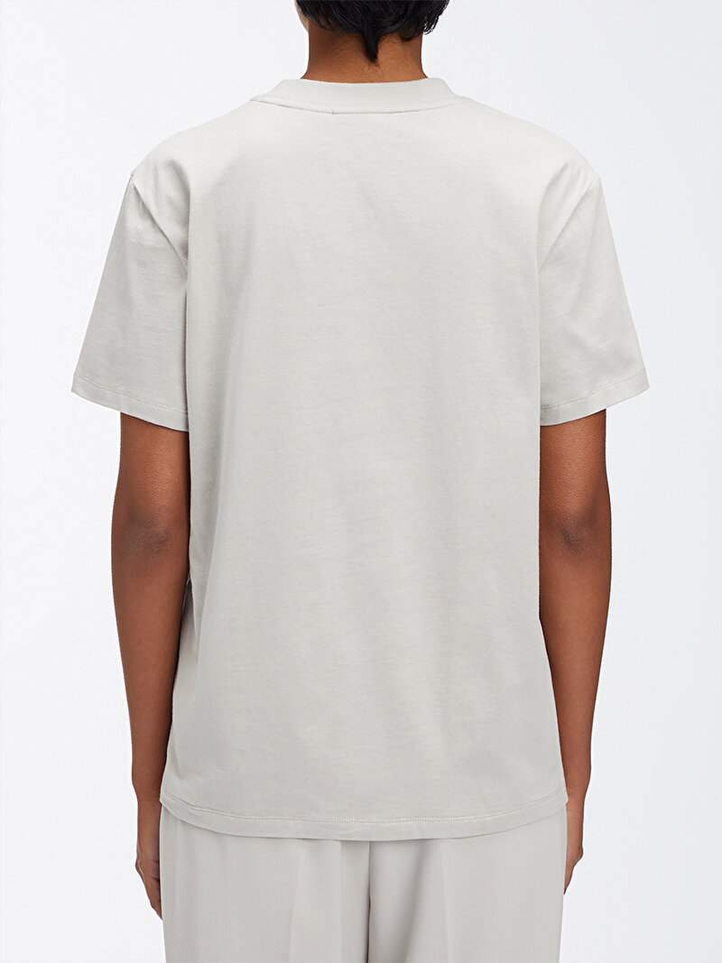 Calvin Klein Bej Renkli Kadın Coordinates Regular T-Shirt