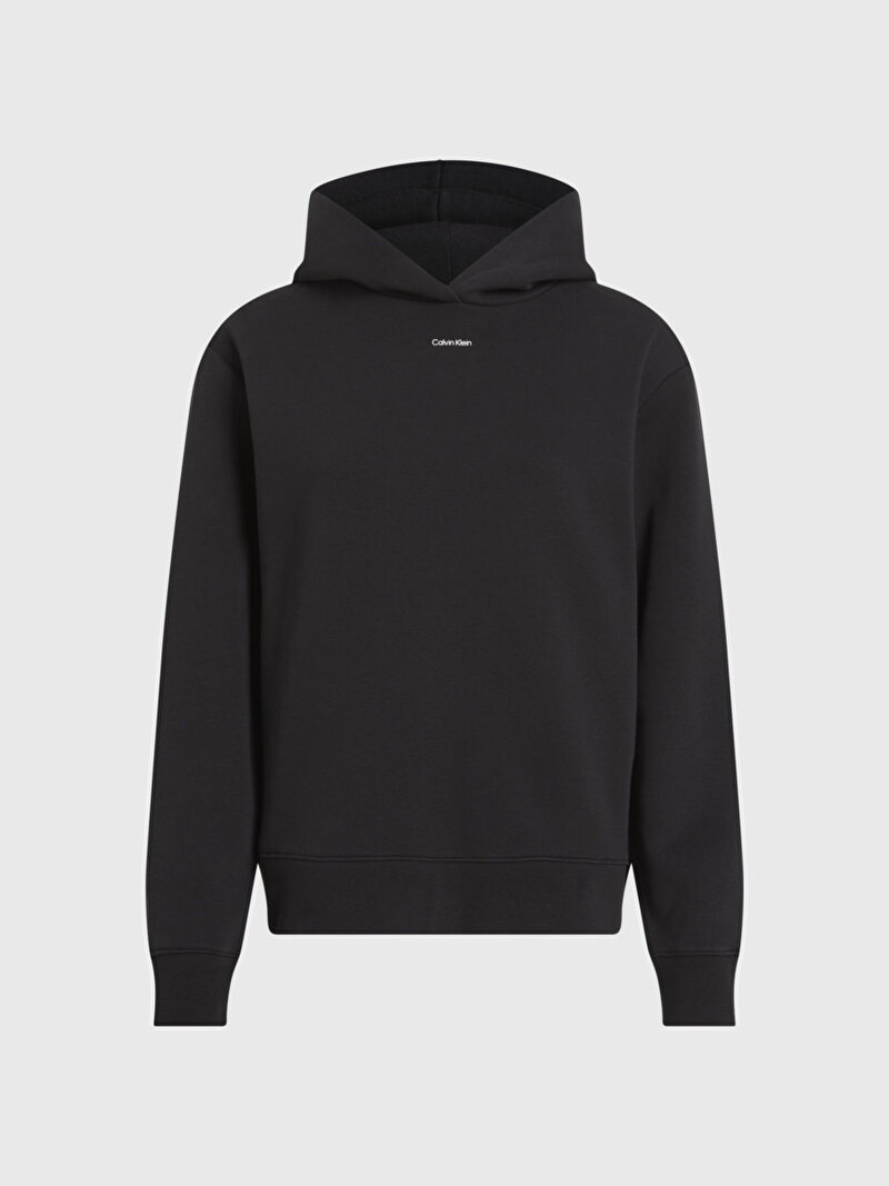 Calvin Klein Siyah Renkli Kadın Nano Logo Regular Sweatshirt