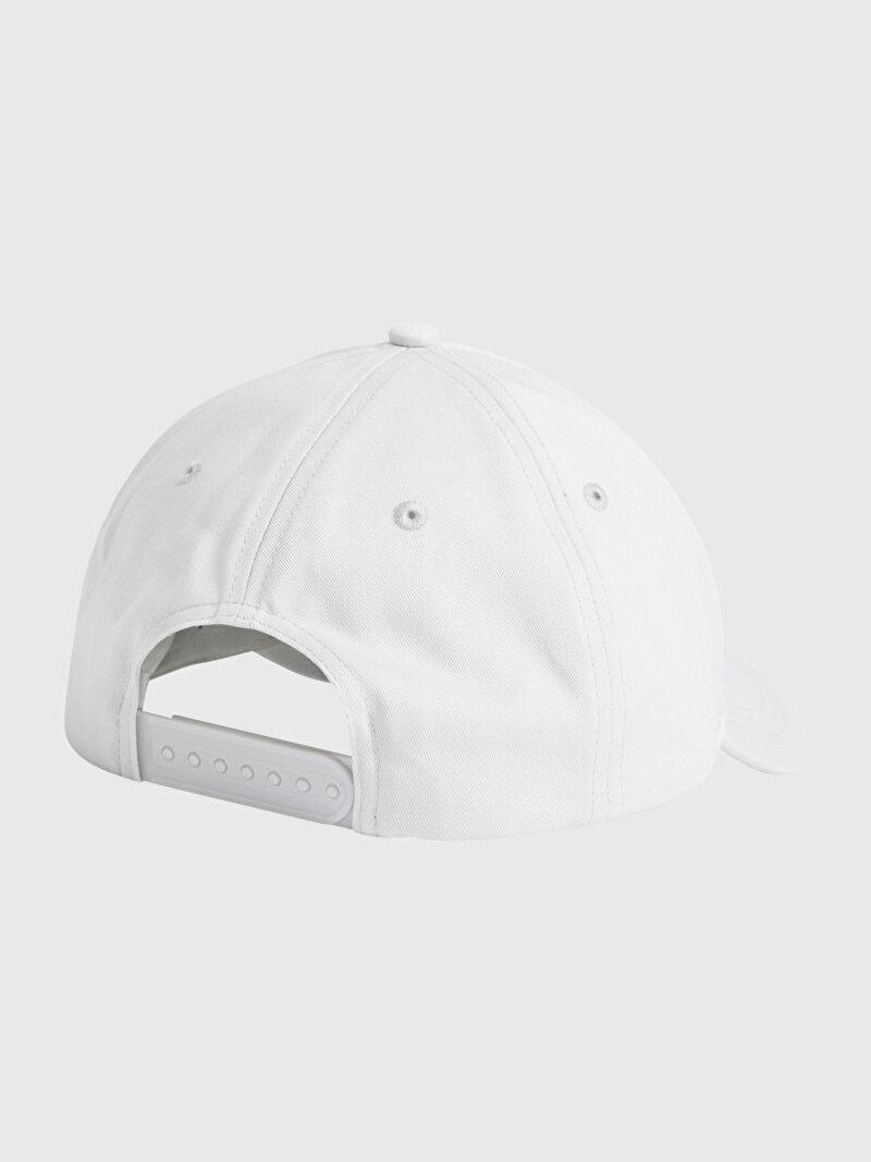 Calvin Klein Beyaz Renkli Erkek Monogram Şapka