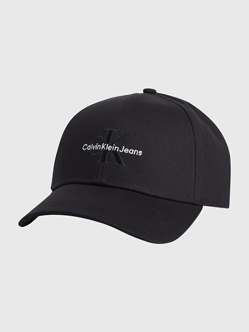 Calvin Klein Siyah Renkli Erkek Mono Logo Embro Şapka