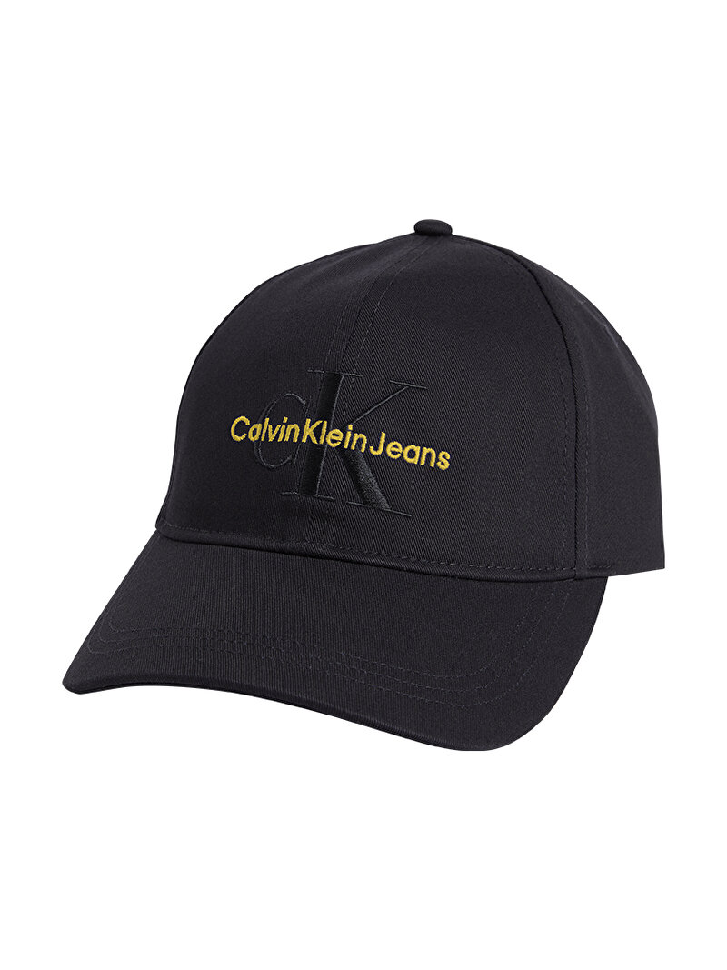 Calvin Klein Siyah Renkli Kadın Monogram Logo Şapka