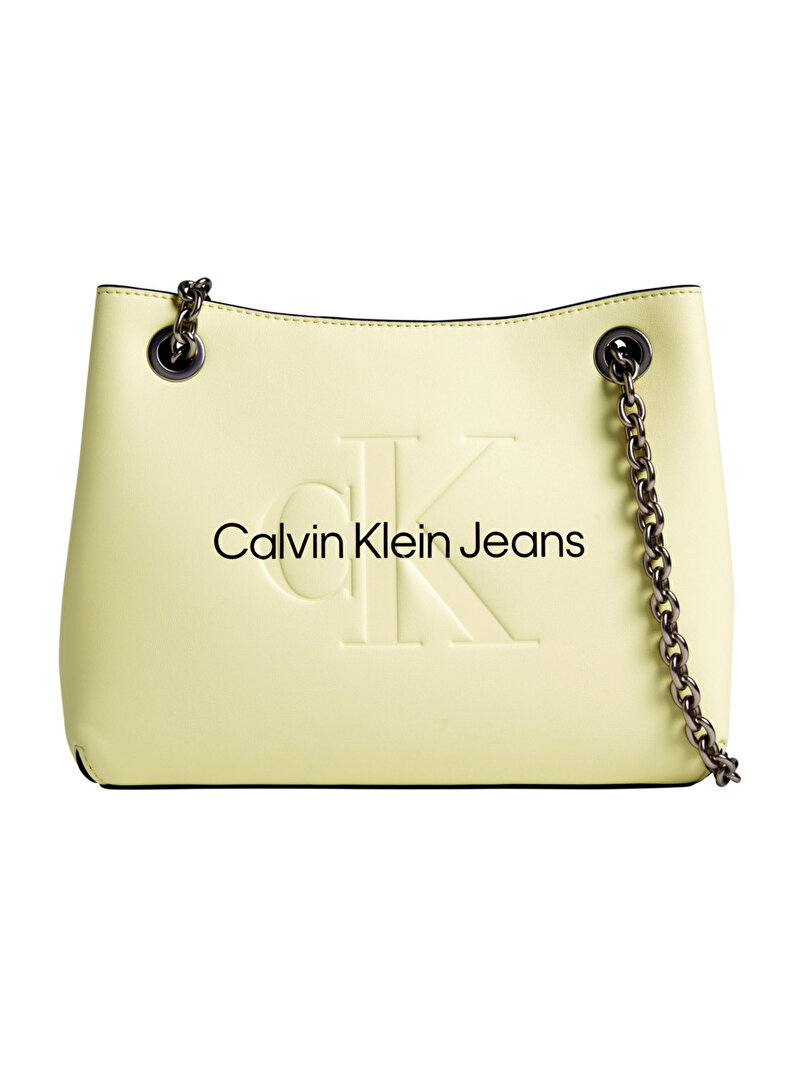Calvin Klein Sarı Renkli Kadın Sculpted Omuz Çantası