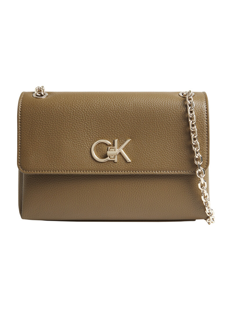 Calvin Klein Yeşil Renkli Kadın Re Lock Çapraz Çanta