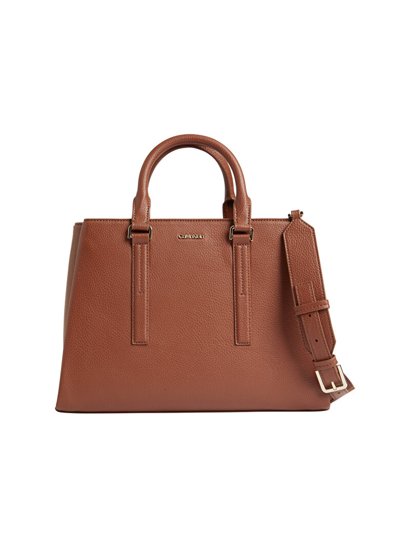 Calvin Klein Taba Renkli Kadın CK Elevated Tote Çanta