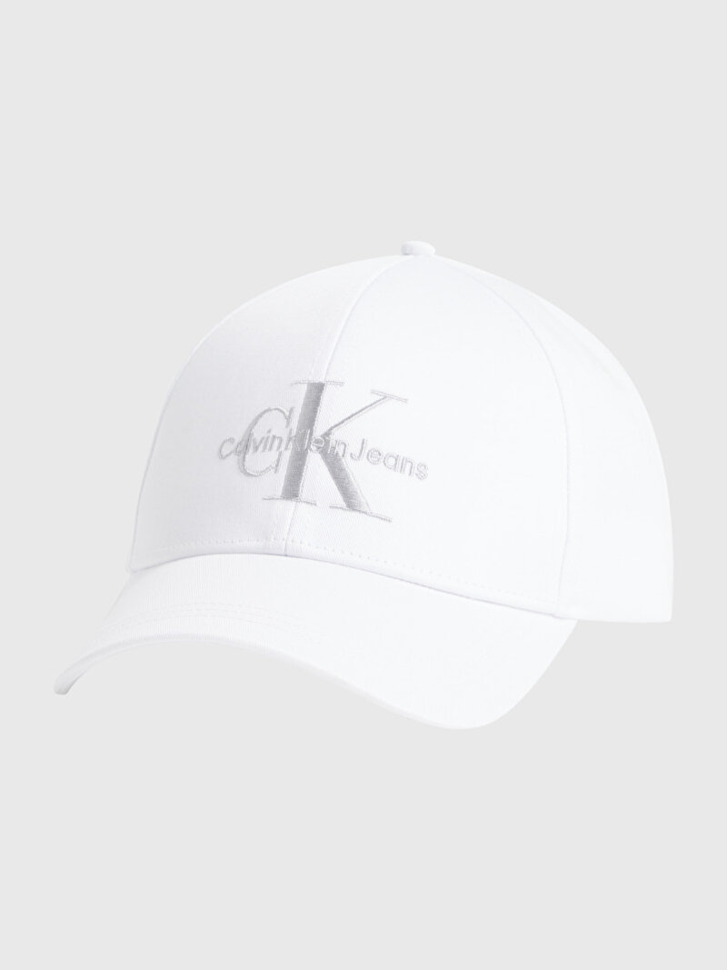 Calvin Klein Beyaz Renkli Kadın Monogram Şapka