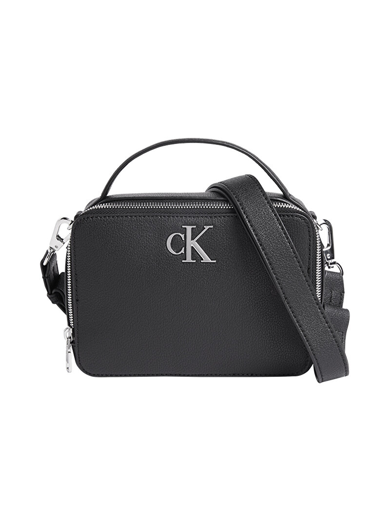 Calvin Klein Siyah Renkli Kadın Minimal Monogram Çapraz Çanta