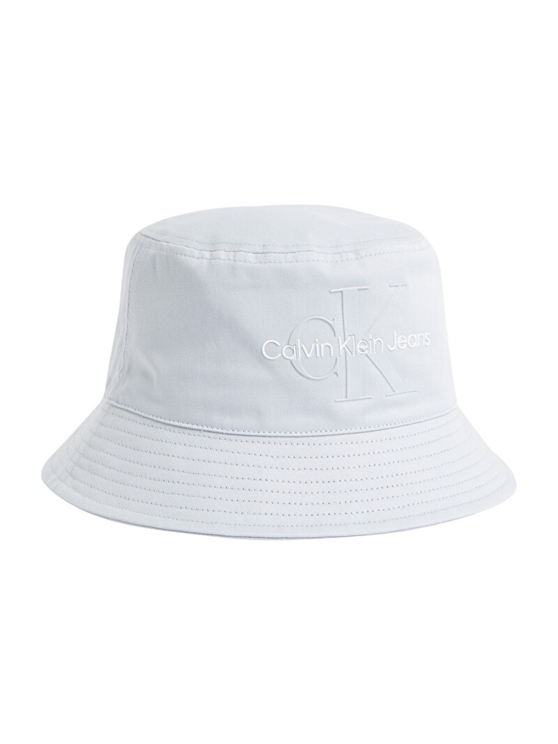 Calvin Klein Mavi Renkli Kadın Monogram Bucket Şapka