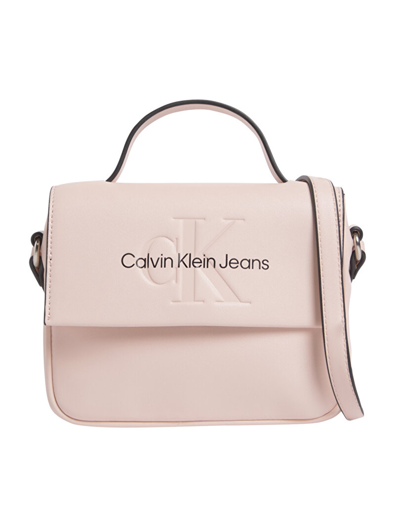 Calvin Klein Pembe Renkli Kadın Sculpted Boxy Flap Çapraz Çanta