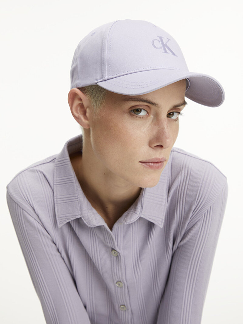 Calvin Klein Mor Renkli Kadın Archive Şapka