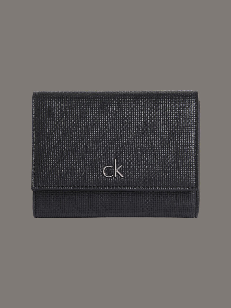 Calvin Klein Siyah Renkli Kadın CK Daily Medium Trifold Cüzdan