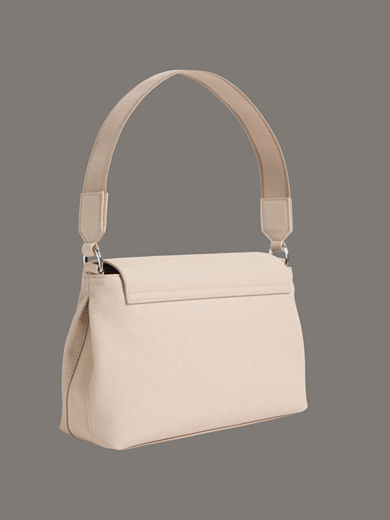 Calvin Klein Bej Renkli Kadın CK Must Mono Satchel Çanta