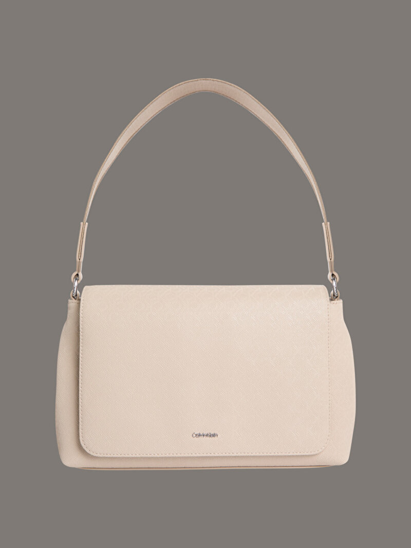 Calvin Klein Bej Renkli Kadın CK Must Mono Satchel Çanta
