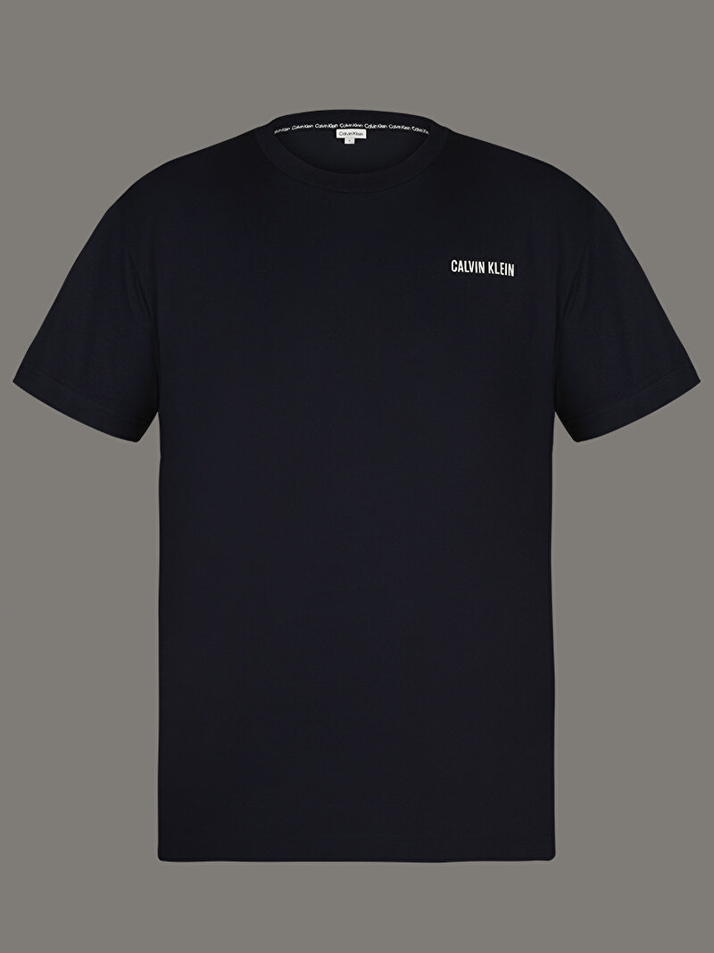 Calvin Klein Lacivert Renkli Erkek Crew Neck T-shirt