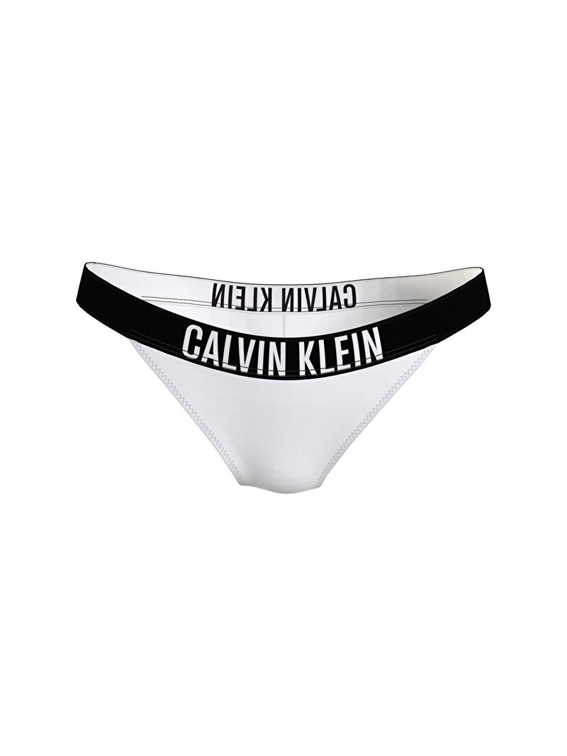 Calvin Klein Beyaz Renkli Kadın Brezilya Bikini Altı - Intense Power
