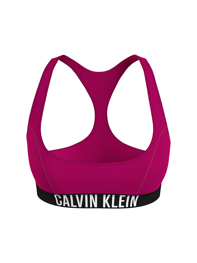 Calvin Klein Pembe Renkli Kadın Bralet Bikini Üstü - Intense Power