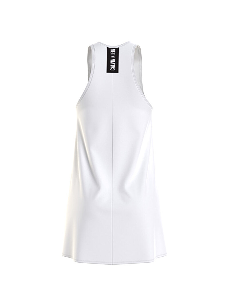 Calvin Klein Beyaz Renkli Kadın Tank Elbise