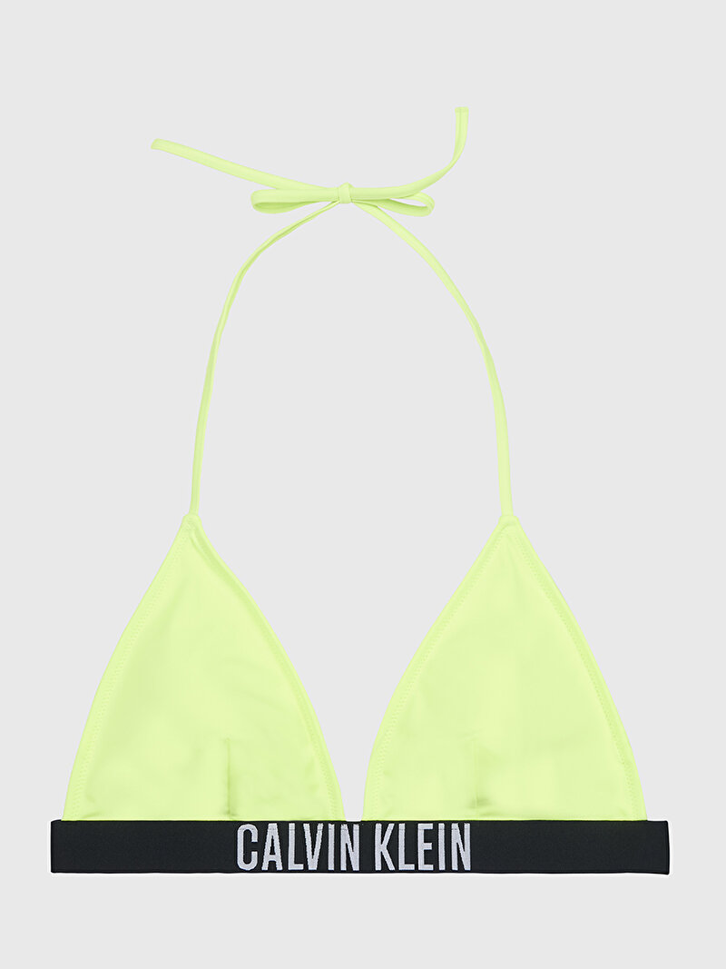 Calvin Klein Yeşil Renkli Kadın Üçgen Bikini Üstü