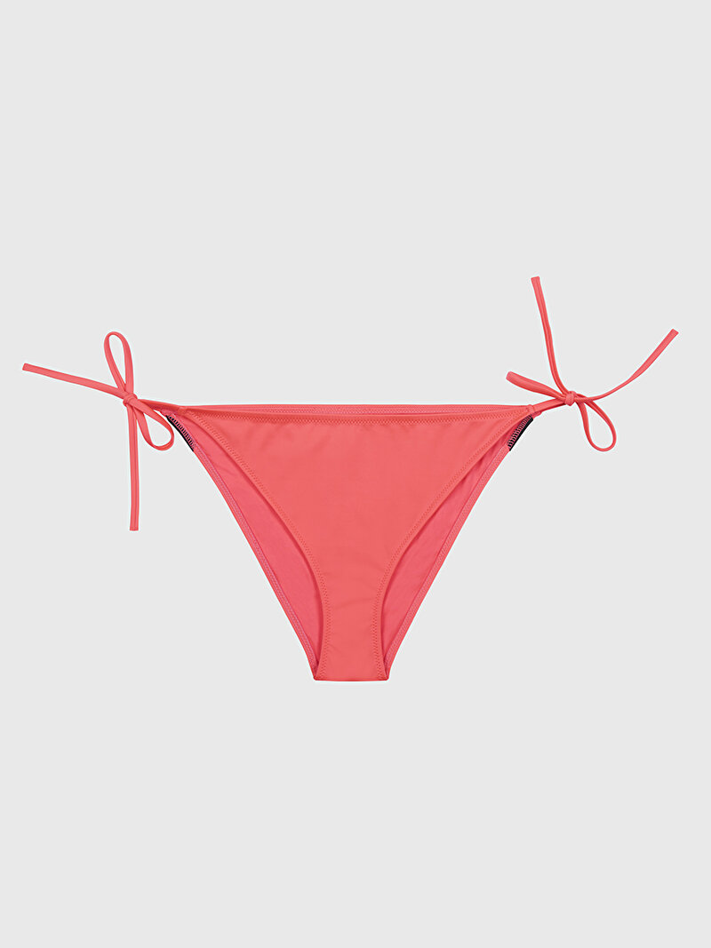 Calvin Klein Kırmızı Renkli Kadın String Side Tie Bikini Altı