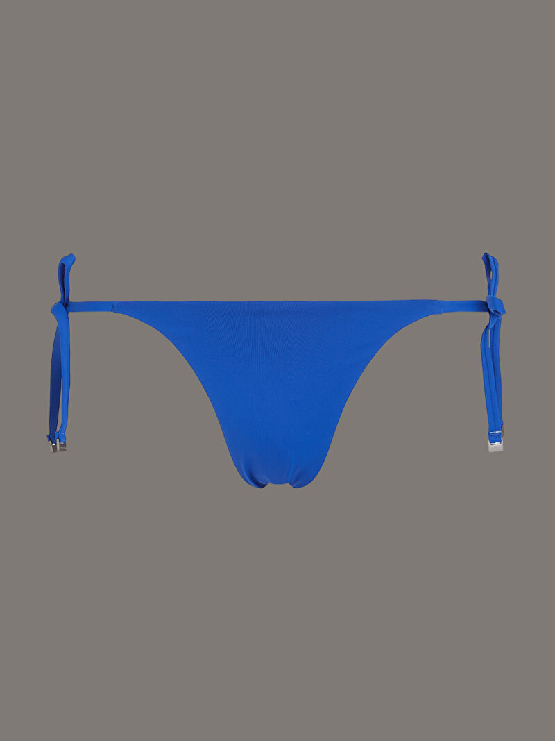 Calvin Klein Lacivert Renkli Kadın String Side Tie Bikini Altı