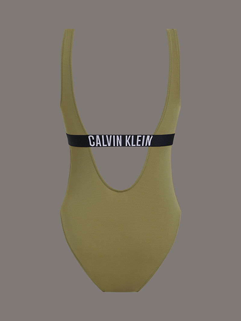 Calvin Klein Yeşil Renkli Kadın Fashion Mayo