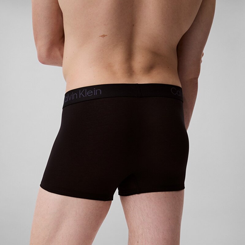 Calvin Klein Siyah Renkli Erkek 3'Lü Paket Trunk Boxer Seti