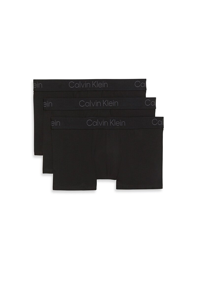 Calvin Klein Siyah Renkli Erkek 3'Lü Paket Trunk Boxer Seti