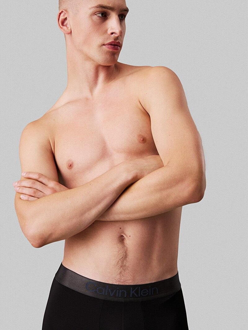 Calvin Klein Siyah Renkli Erkek 3'Lü Paket Trunk Boxer Seti