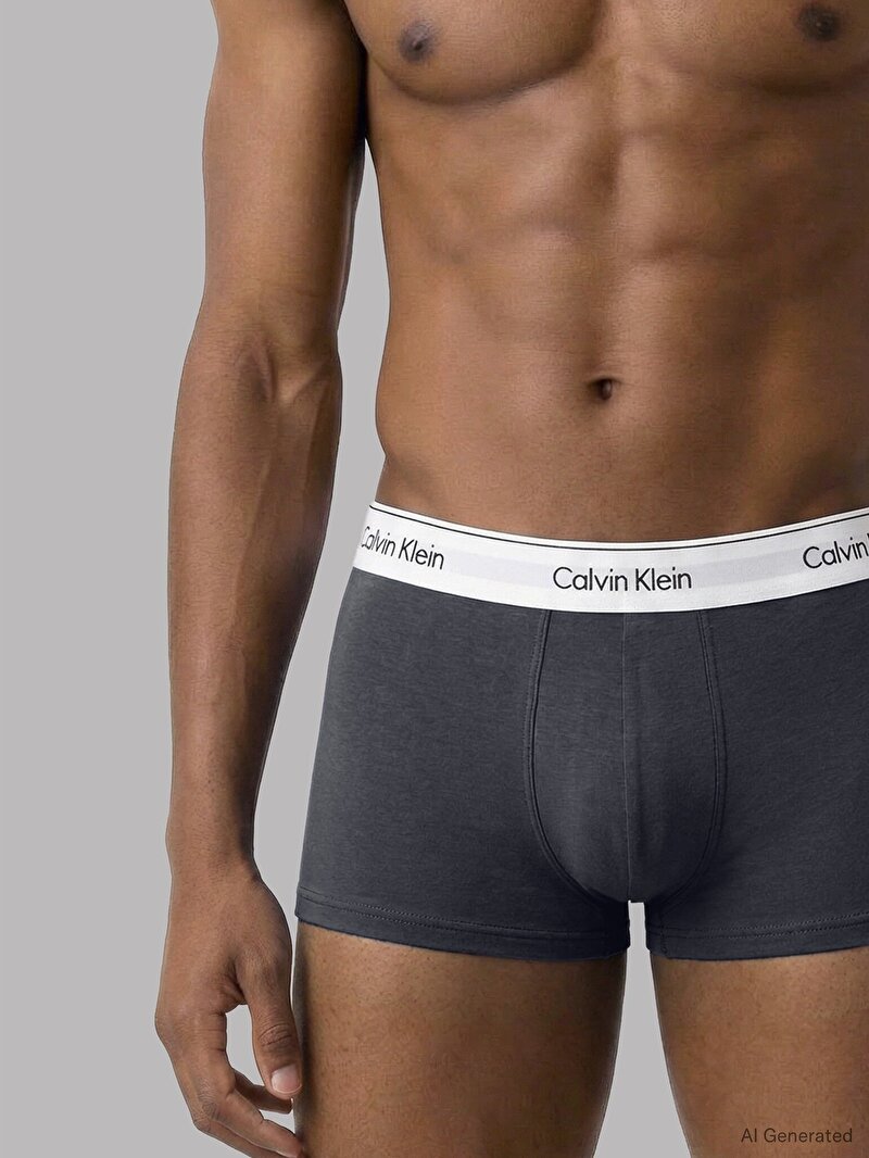 Calvin Klein Çok renkli Renkli Erkek 3'lü Paket Low Rise Trunk Boxer