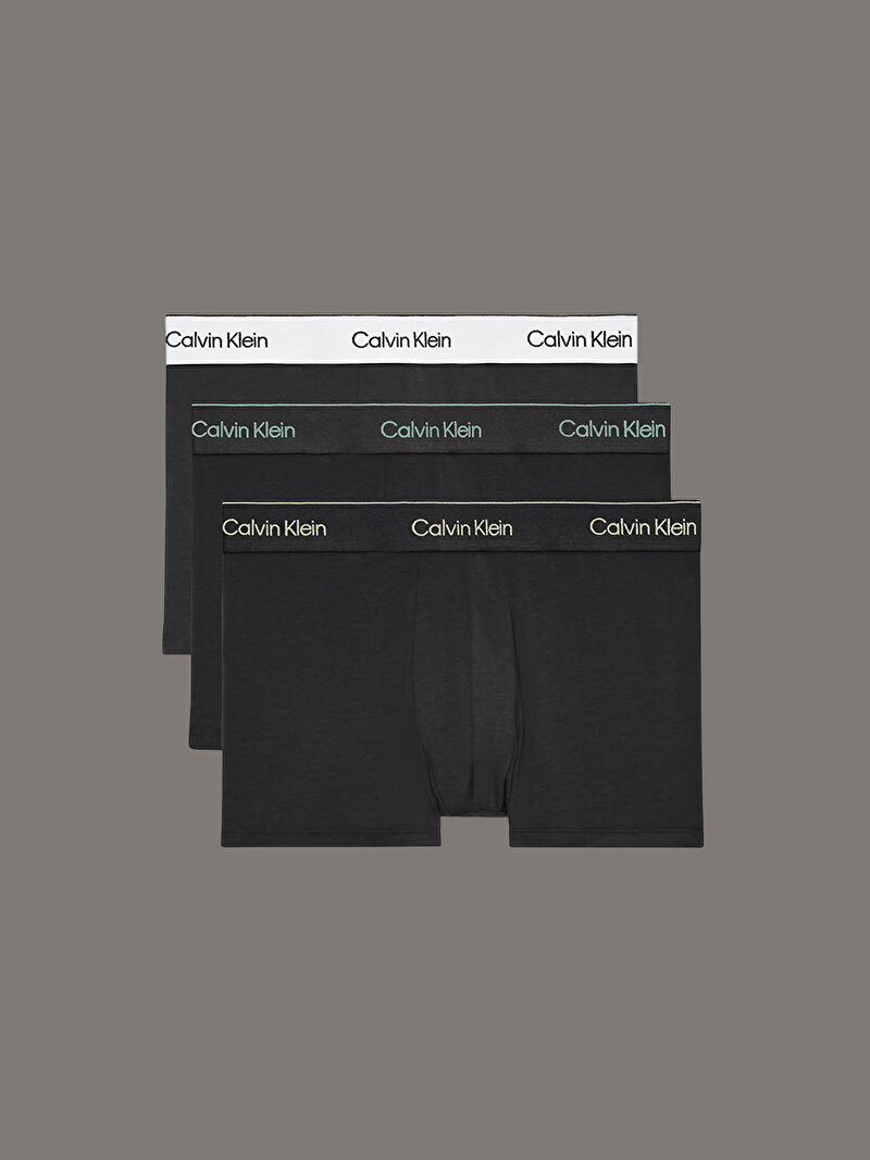 Calvin Klein Siyah Renkli Erkek 3'Lü Paket Trunk Boxer Seti
