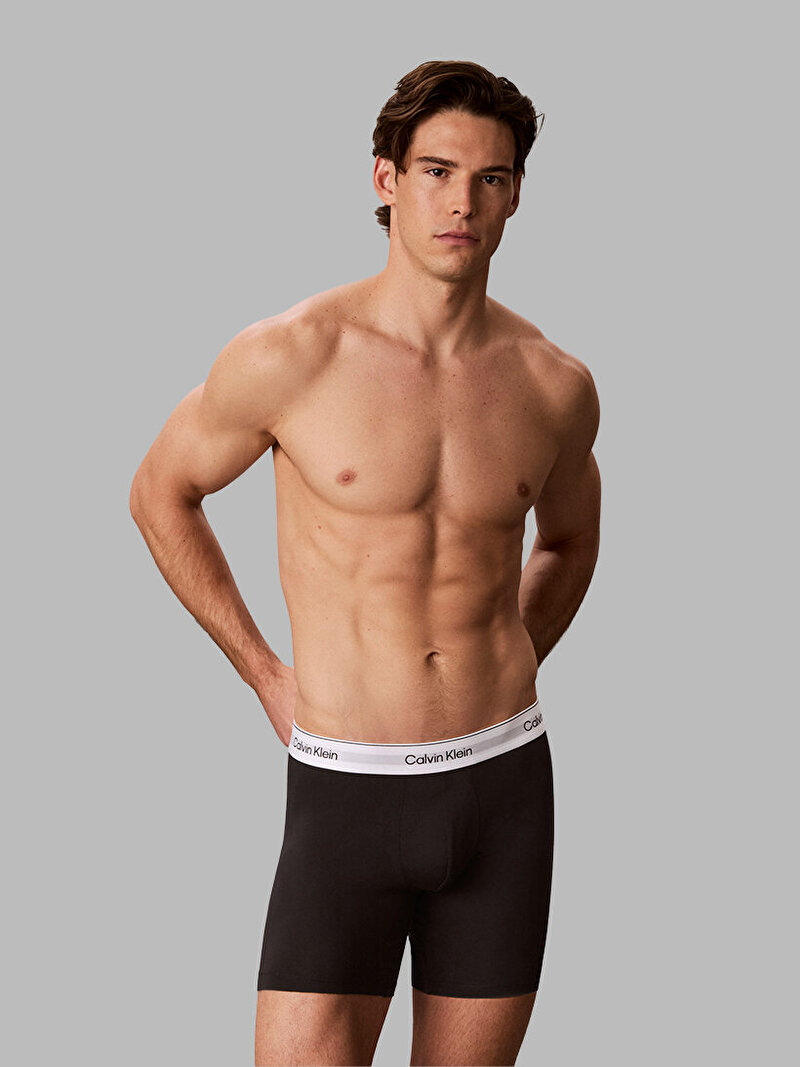 Calvin Klein Çok renkli Renkli Erkek 3'lü Paket Brief Boxer Seti