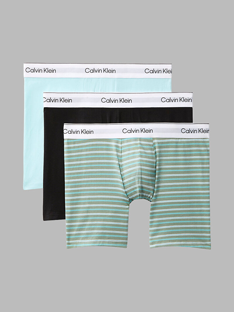 Calvin Klein Çok renkli Renkli Erkek 3'lü Paket Brief Boxer Seti