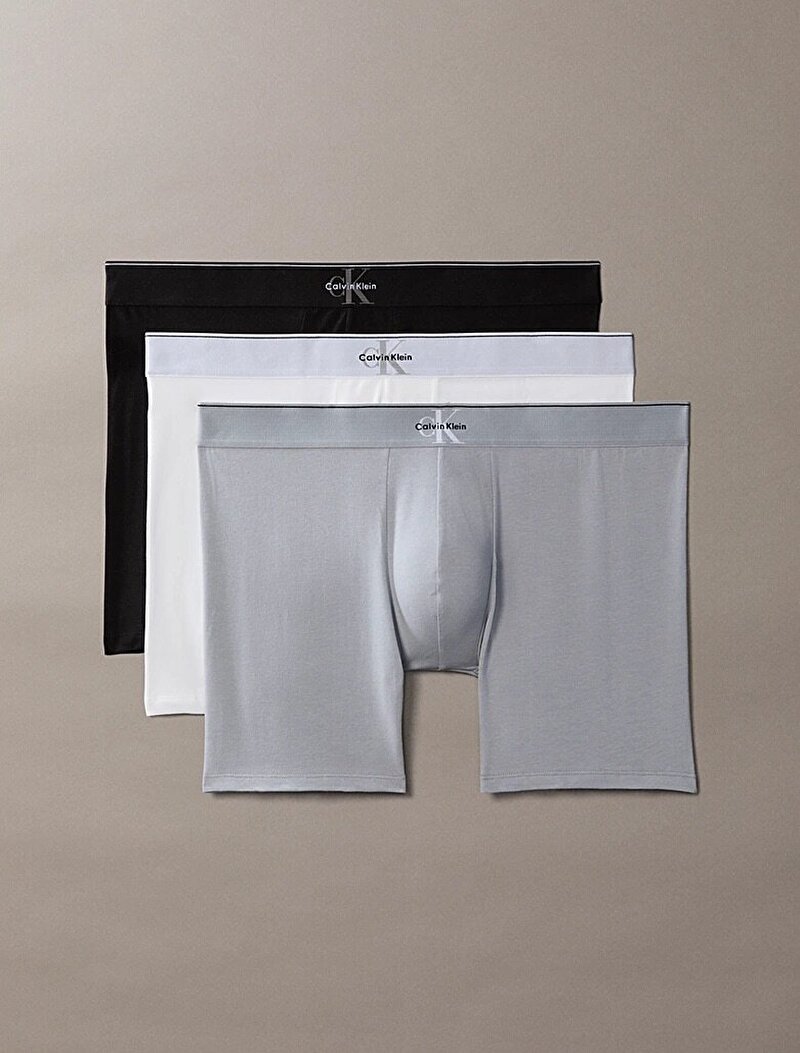 Calvin Klein Siyah Renkli Erkek 3'lü Paket Boxer Brief